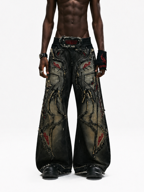 Pantalón Cargo Dragón de Fuego 4K II